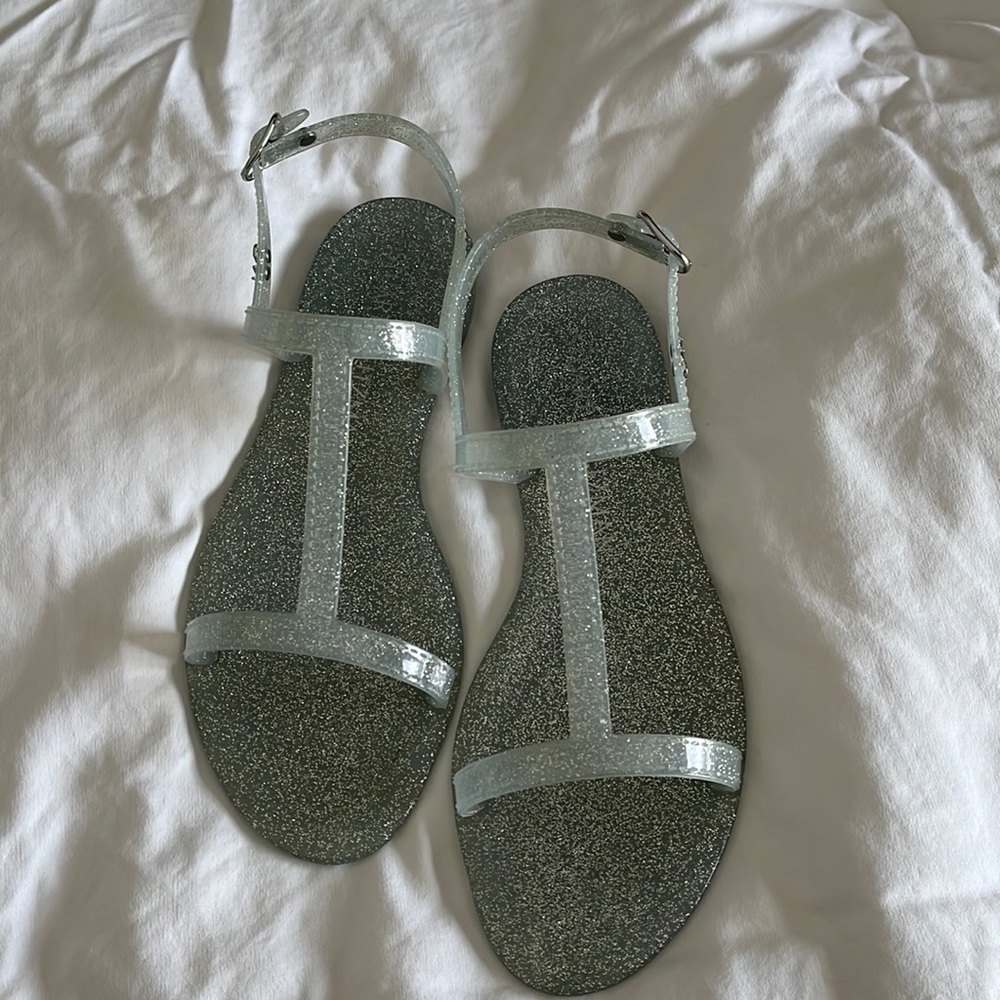 Stuart weitzman mellie jelly sandal 8